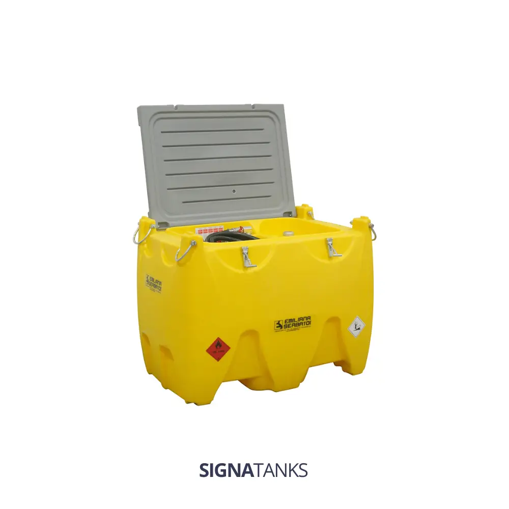 Mobiele Dieseltank, 600 liter, Emiliana Serbatoi