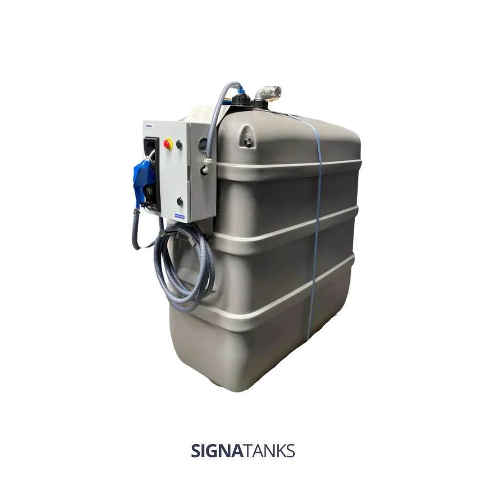 Adbluetank 1500L, Retangular zonder Pompkast, Carbery Plastics