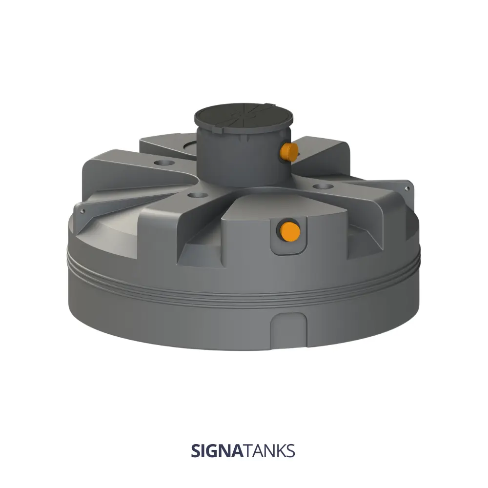 [SGT-V3000U] Watertank 3000L, Verticaal, Enkelwandig