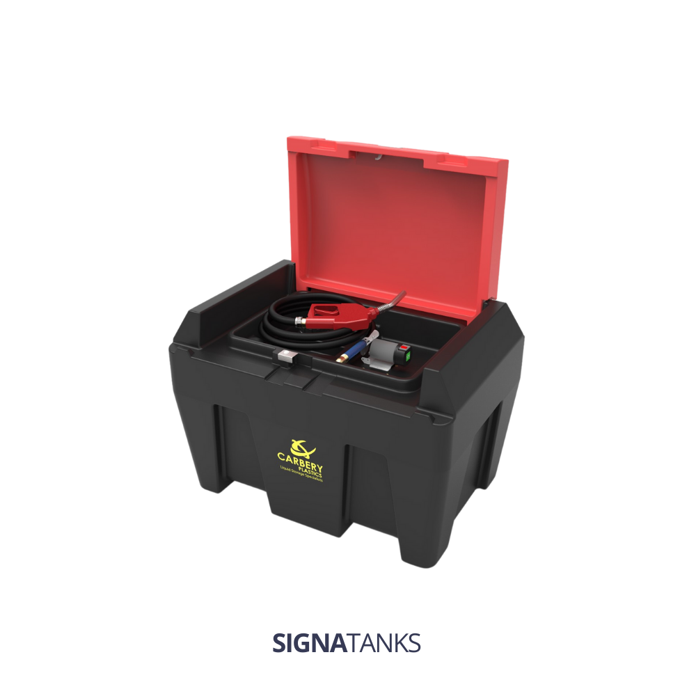 Mobiele Dieseltank 430L, Carbery Plastics (230V, Geen)