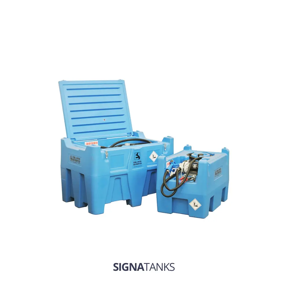 Mobiele Adbluetank, 200 liter, Emiliana Serbatoi