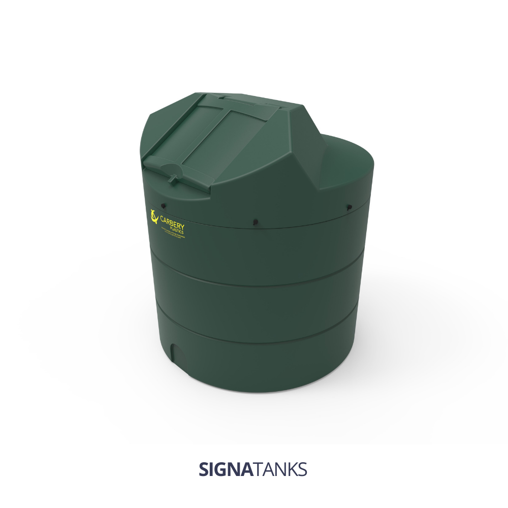 Actie! Dieseltank 1350L, Verticaal met Pompkast, Carbery Plastics (BAL certificaat (Nederland))