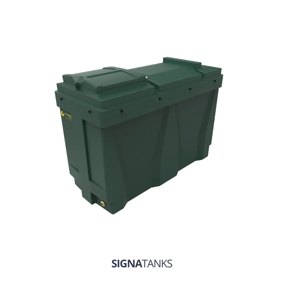 Stookolietank 1175L, Rechthoekig, Carbery Plastics
