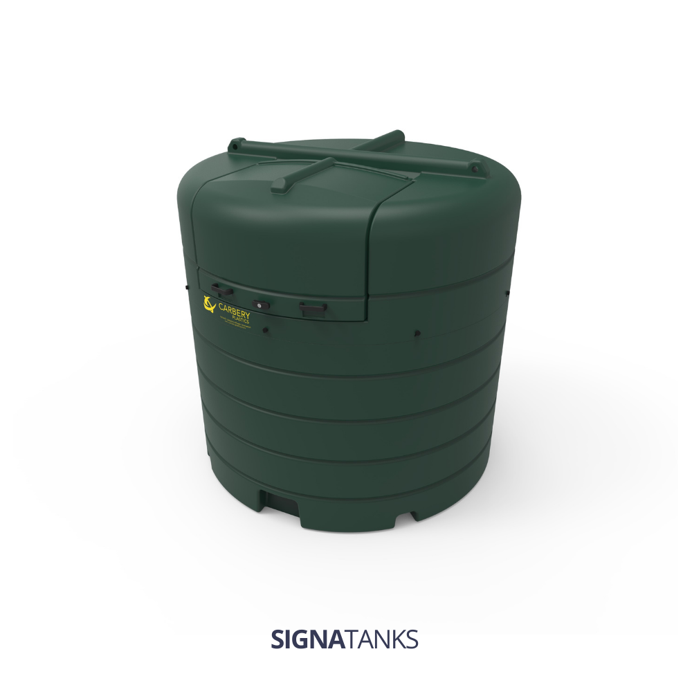 Stookolietank 2500L, Verticaal, Carbery Plastics