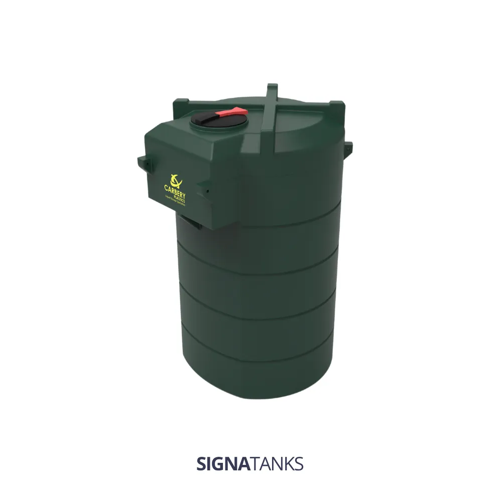 Stoookolietank 3000L, Horizontaal, Carbery Plastics