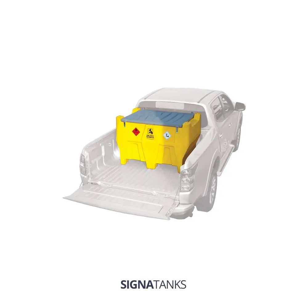 Adbluetank 1175L, Retangular met Pompkast, Carbery Plastics. [Plug&Play]