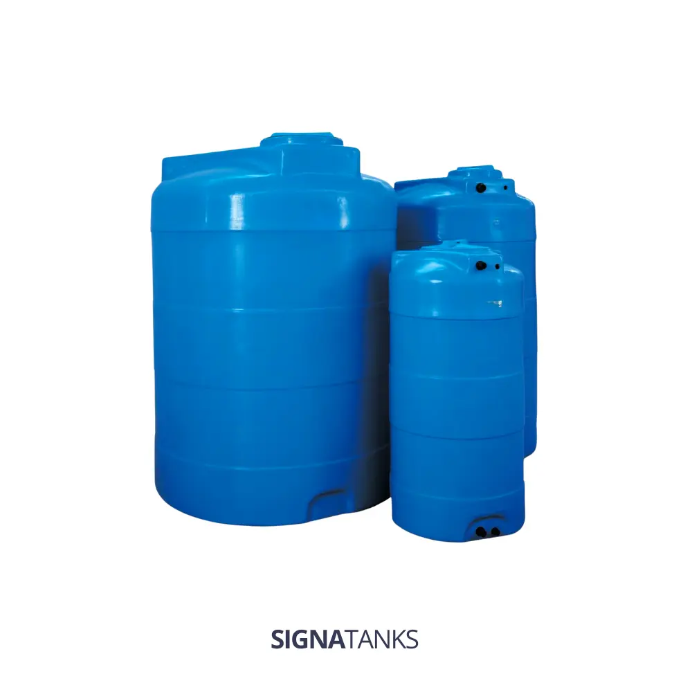 Watertank 13.500L, Verticaal, Enkelwandig, Bovengronds.