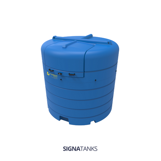 Adbluetank 2500L, Verticaal met Pompkast, Carbery Plastics. [Plug&Play]