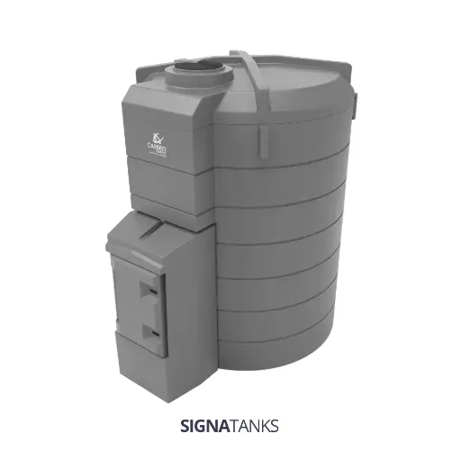 Adbluetank 10.000L, Verticaal met Pompkast, Carbery Plastics. [Plug&Play]