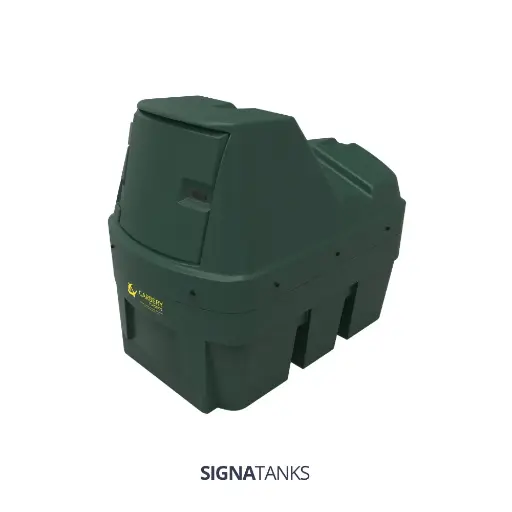 [FPGR01350V-315] Dieseltank 1350L, VLAREM II, Verticaal met Pompkast, CP - [Standaard]