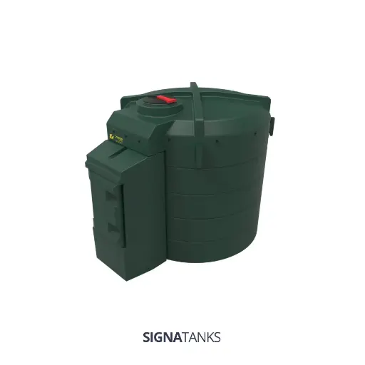 [FPGR06000V-340] Dieseltank 6000L, VLAREM II, Verticaal met Pompkast, CP - [Premium]